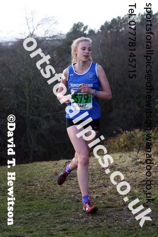 Womens under-17s and 20s North Eastern Cross Country, Aykley Heads, Durham. Photo: David T. Hewitson/Sports for All Pics